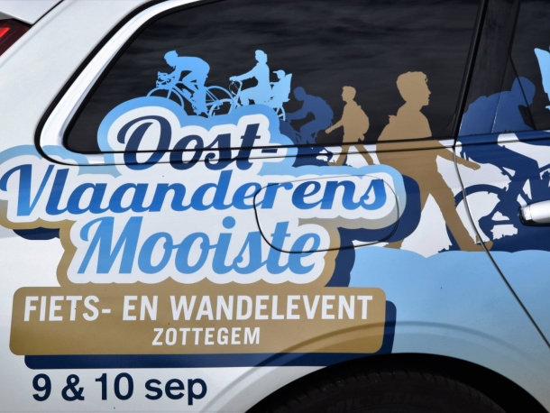 Belettering Volvo V90 Oost-Vlaanderens Mooiste