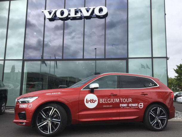 Belettering Volvo XC60 Lotto Belgium Tour